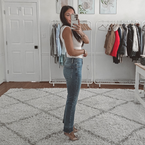 Frame Le High Straight Leg Crop Jeans Size 26 - Picture 3 of 10